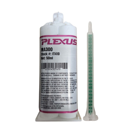 Plexus MA300 Black All Purpose High Strength 5-minute MMA Adhesive IT410 & IT412 Plexus