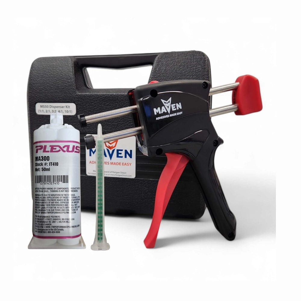 Plexus MA300 Black All Purpose High Strength 5-minute MMA Adhesive IT410 & IT412 Plexus