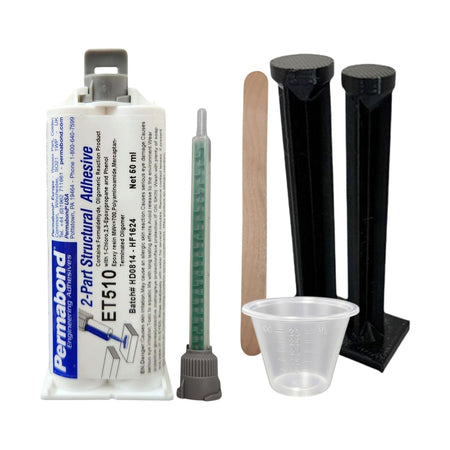 PERMABOND ET510 Medium Set 10 - Flexible Toughened Epoxy Adhesive Cartridges & Accessories Permabond