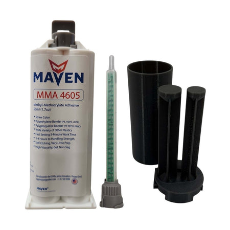 Maven MMA4605 1:1 ratio Polyolefin Bonder Bonds Polyethylene, Polypropylene& Nylon High Strength MMA Adhesive Perigee Direct