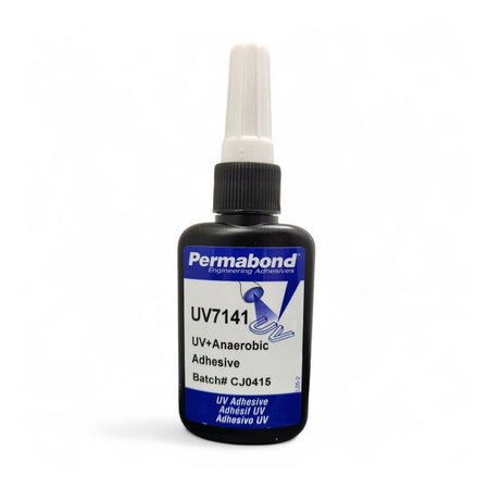 PERMABOND UV7141, Dual-Curable Glue - UV or Anaerobic curable glue for bonding ceramics, glass, mirrors and metals Permabond