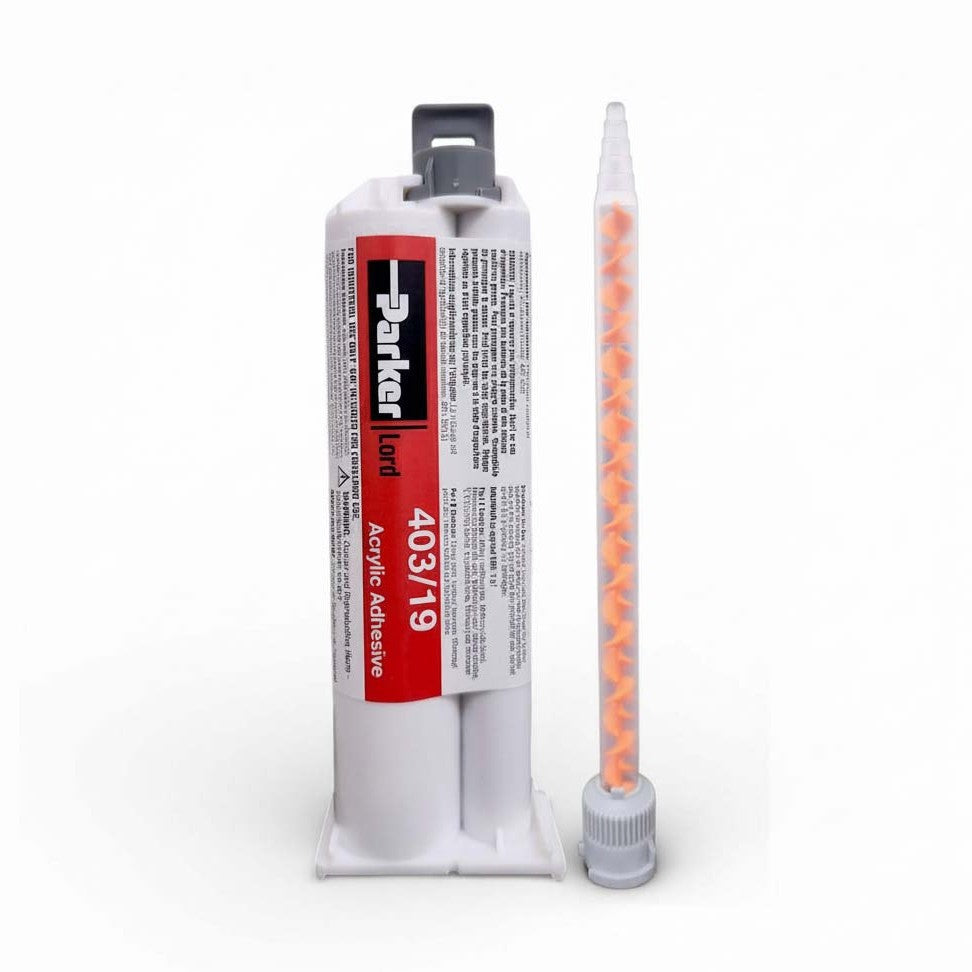 LORD 403/19 Super Fast Set 2-4 minute, Thick Gel, Low Temperature Resistant, Non-Sag acrylic adhesives Lord