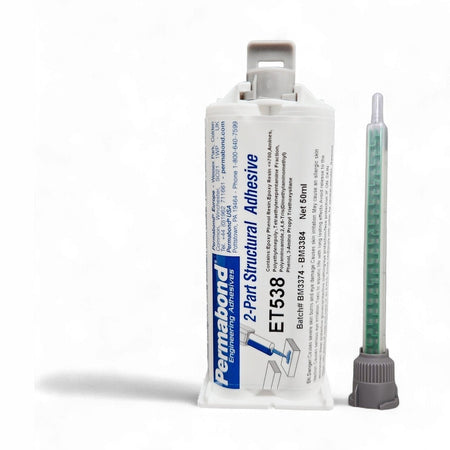 Permabond ET538 1:1 Ratio Slow Set 120 - 150 min Gray color Two-Part Epoxy Adhesive Permabond