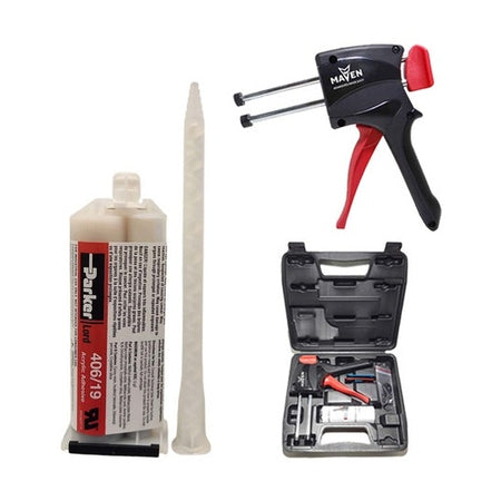 LORD 406/19 Fast Setting (4-6 Minute) Temperature Resistant, Non-Sag acrylic adhesives
