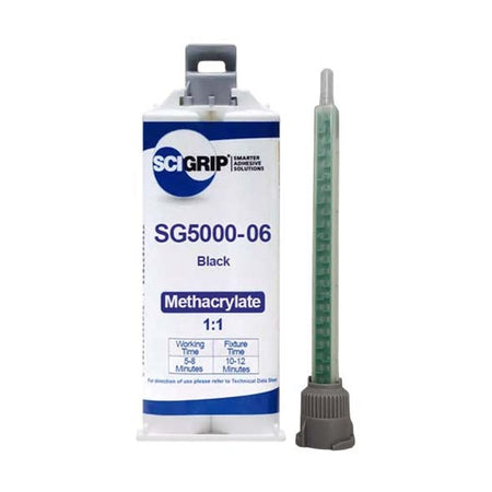 SciGrip SG5000 Black Mold Repair Compound Rapid-Cure 1:1 MMA Methacrylate Adhesive SciGrip