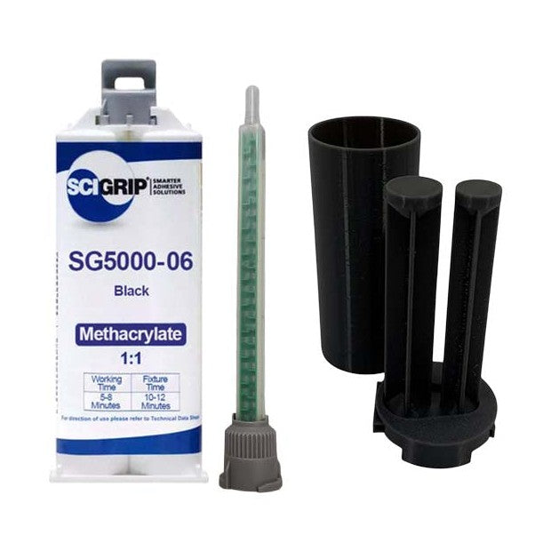 SciGrip SG5000 Black Mold Repair Compound Rapid-Cure 1:1 MMA Methacrylate Adhesive SciGrip