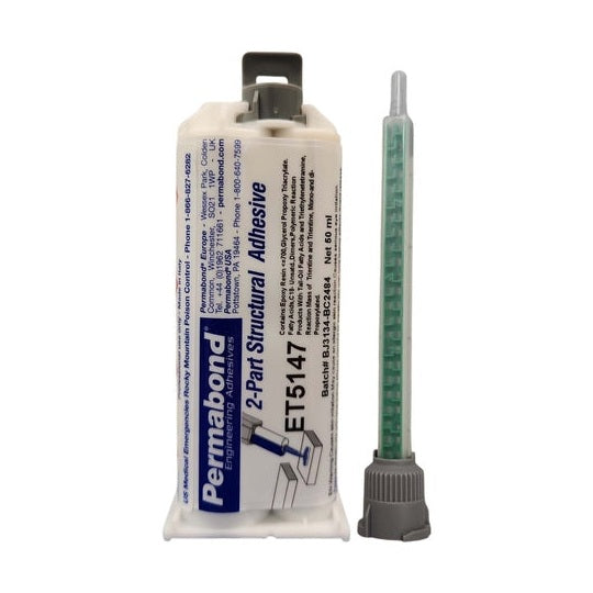 PERMABOND ET5147 Food Grade Epoxy Slow Set 40-60 min, Thixotropic Thick Gel Off White PerigeeDirect