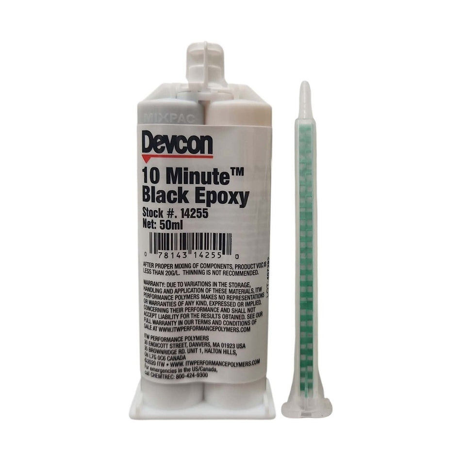 Devcon 10-Minute Black Epoxy 14255 - Chemical Resistant Adhesive Devcon