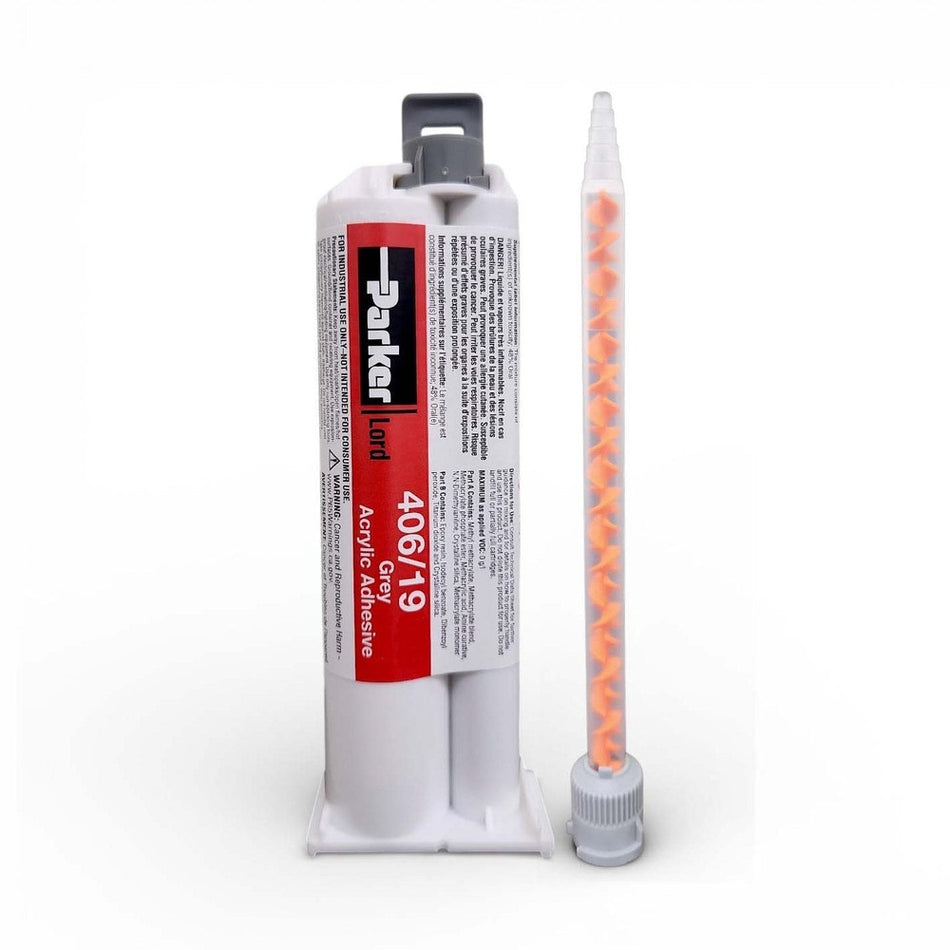 LORD 406/19 Fast Setting 4-6 Minute Temperature Resistant, Non-Sag acrylic adhesives Lord