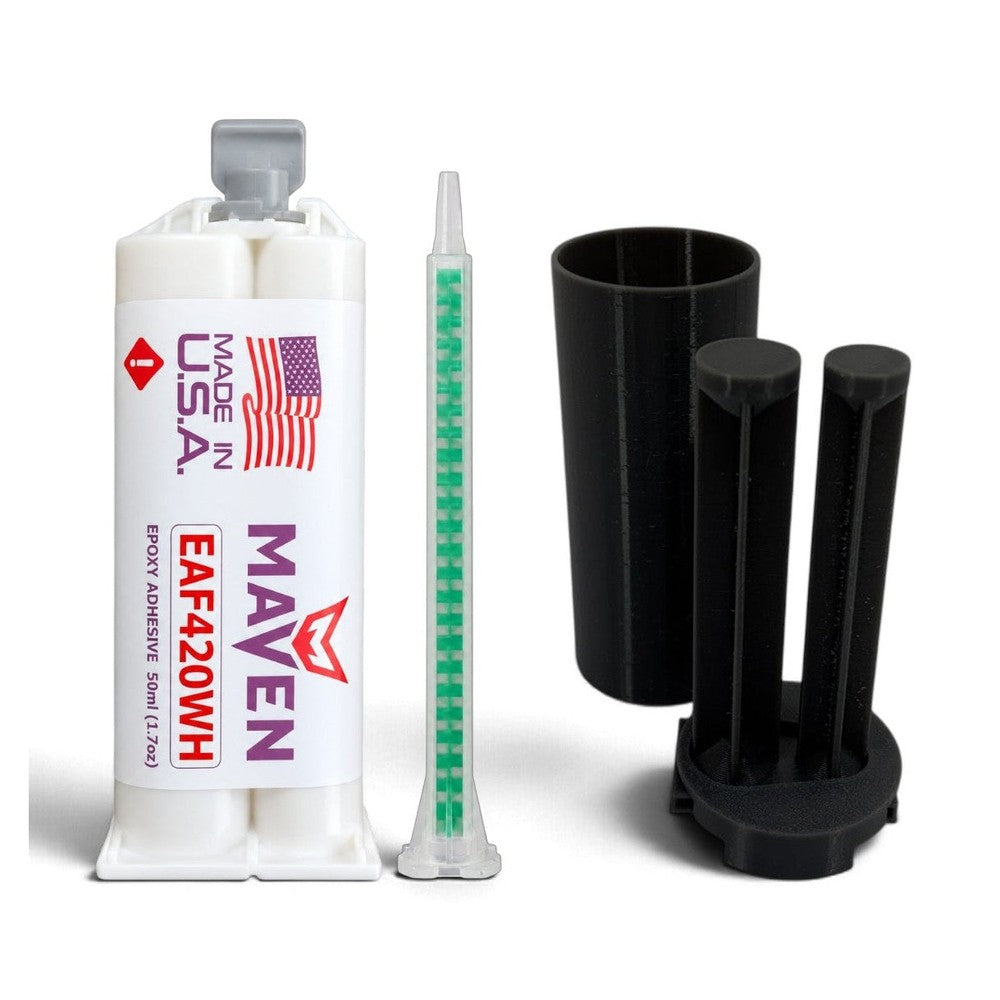 Maven EAF420 Off-White - Medium Set 20 Minute Epoxy Off-White - Toughened Temp Resistant 20-Minute Set Carbon Fiber, Plastic & Metal Maven Adhesives