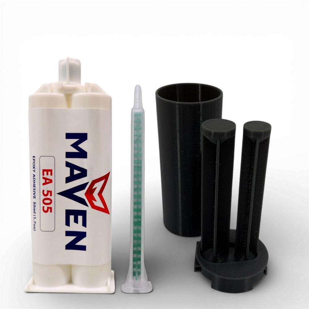 Maven Epoxy EA 505 - Fast Set 5-Min Epoxy-Thin-Medium Viscosity Translucent Clear-1:1 ratio Maven Adhesives