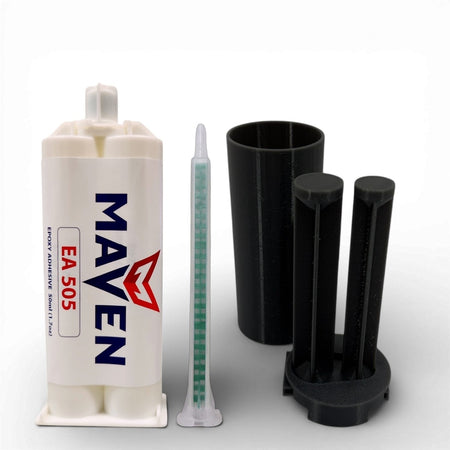Maven Epoxy EA 505 - Fast Set 5-Min Epoxy-Thin-Medium Viscosity Translucent Clear-1:1 ratio Maven Adhesives