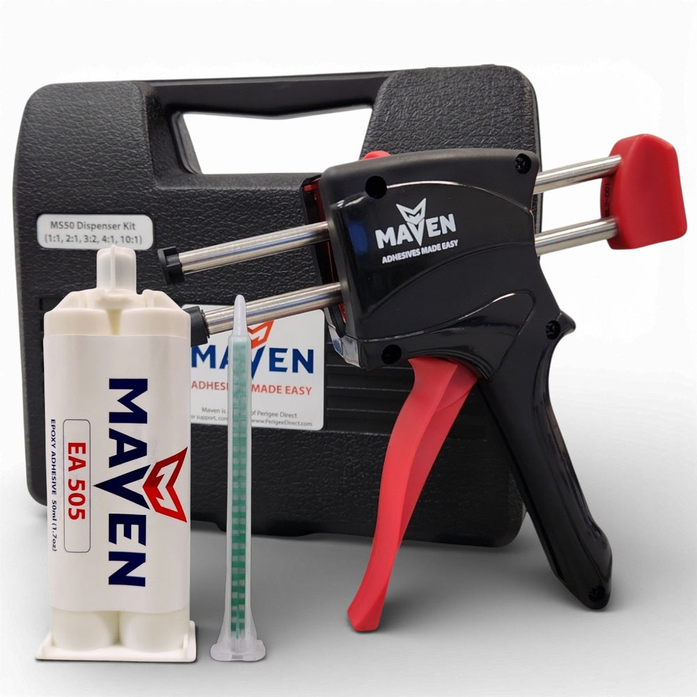 Maven Epoxy EA 505 - Fast Set 5-Min Epoxy-Thin-Medium Viscosity Translucent Clear-1:1 ratio Maven Adhesives