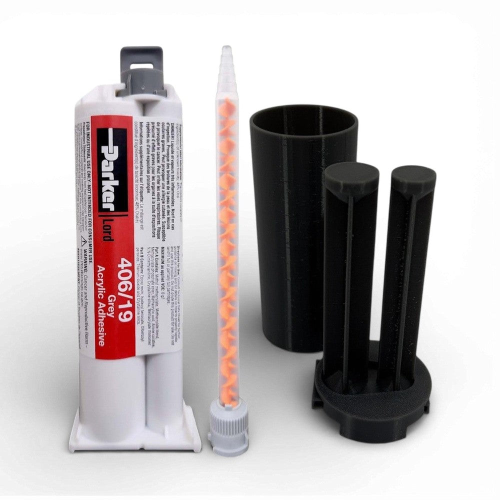 LORD 406/19 Fast Setting 4-6 Minute Temperature Resistant, Non-Sag acrylic adhesives Lord