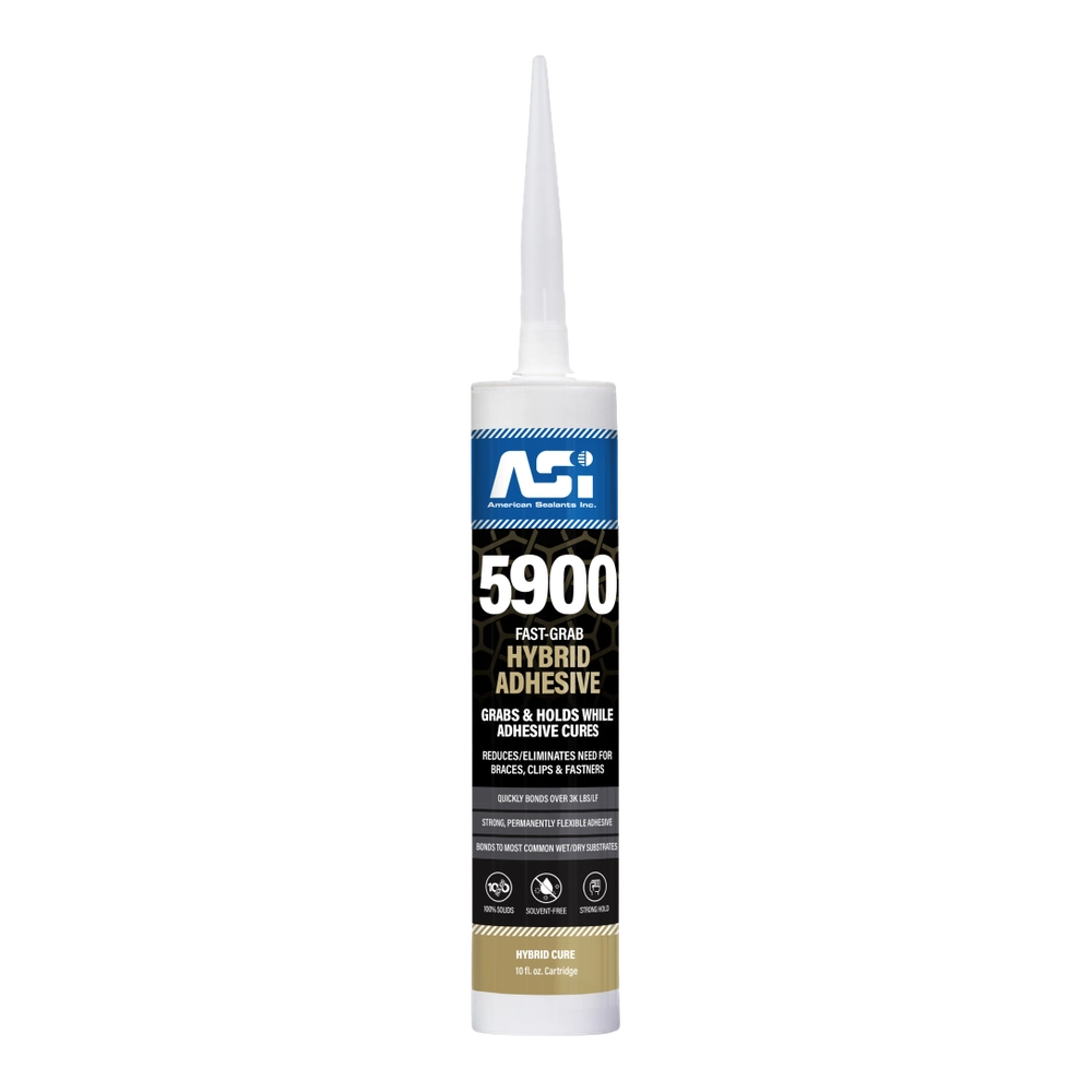 ASI 5900 Fast Grab Hybrid Construction Adhesive - Immediate Green Strength ASI