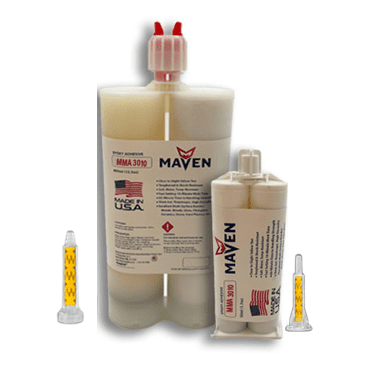 Maven MMA 3010 Acrylic - Medium Set 15-Min MMA Adhesive-Thick/High Viscosity Beige-1:1 ratio PerigeeDirect