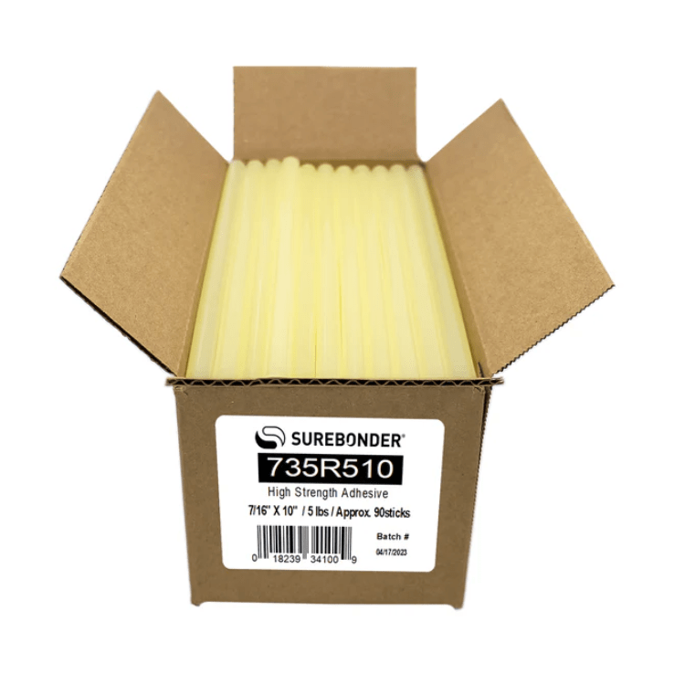 Surebonder 735 High-Performance Amber Hot Melt Glue Sticks