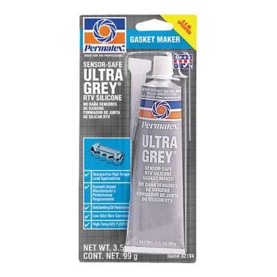 PERMATEX 82194/ 82195 #599 ULTRA GREY Rigid Assembly Gasket Maker - 3.5 oz. tube &  13 oz. cartridge