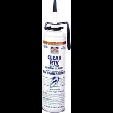PERMATEX 85913 #66 Clear Silicone Adhesive Sealant - 7.25 oz net wt. PowerBead can