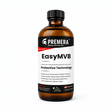 Premera EasyMVB Moisture Vapor Barrier Primer – Concrete, Brick, Clay Tile & Impervious Surface Sealer Premera Coatings