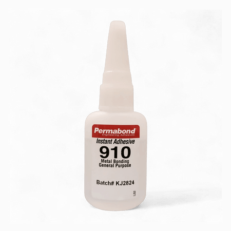 Permabond 910 Instant Adhesive - Fast-Set Low Viscosity Thin Metal Bonder Methyl CA Permabond