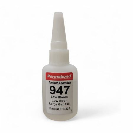 Permabond 947 Instant Adhesive-Low Odor, Non-Frosting Non-Fogging Thick Gap Filling Permabond