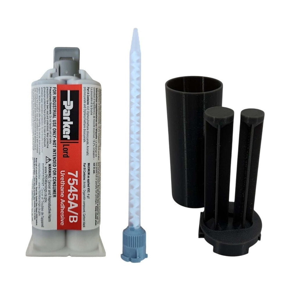 LORD 7545 Urethane Adhesive System - Thick Viscosity, Non-Sag with Configurable Set-Time & high strength for FRP, SMC, Plastics, primed metals, powder coating Lord