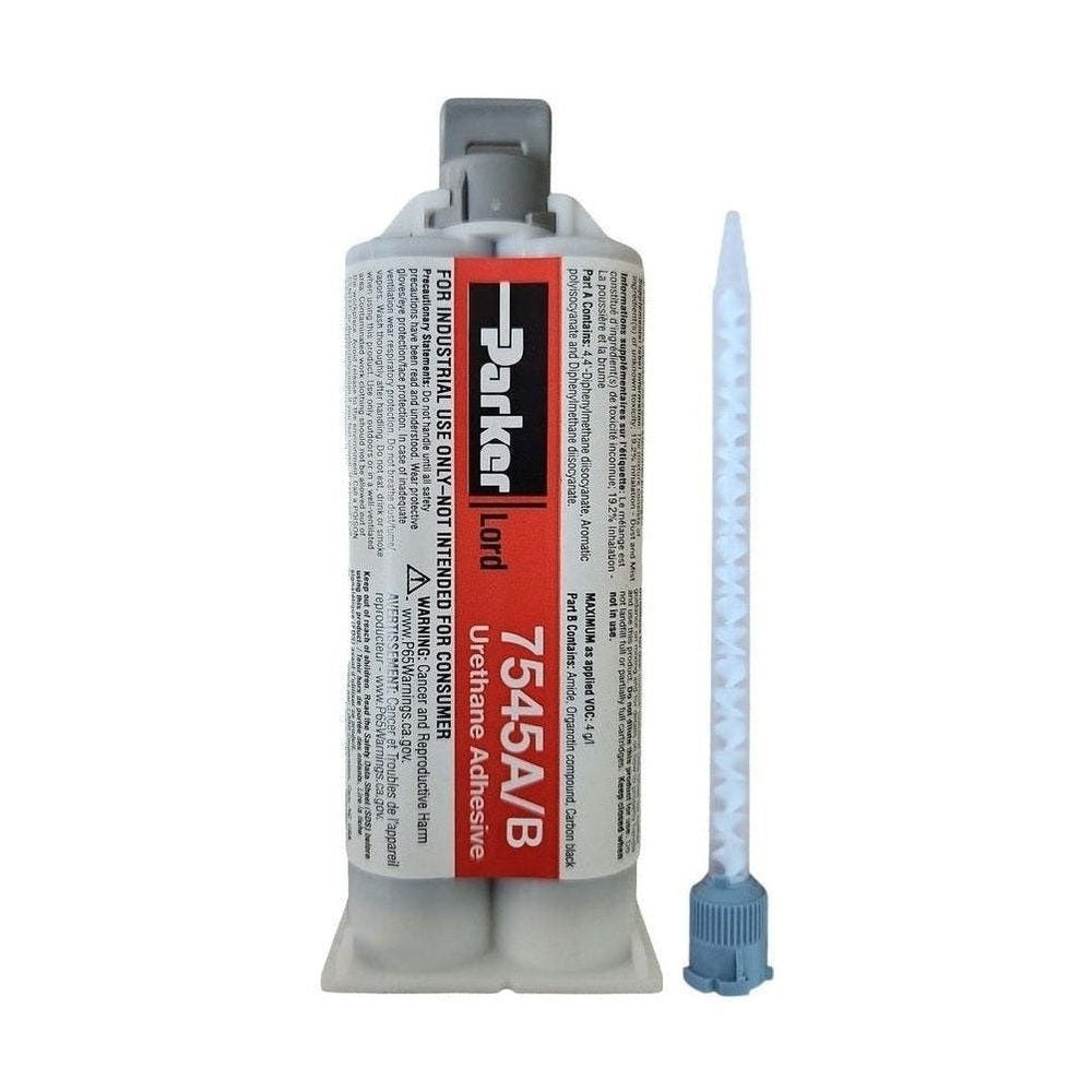 LORD 7545 Urethane Adhesive System - Thick Viscosity, Non-Sag with Configurable Set-Time & high strength for FRP, SMC, Plastics, primed metals, powder coating Lord