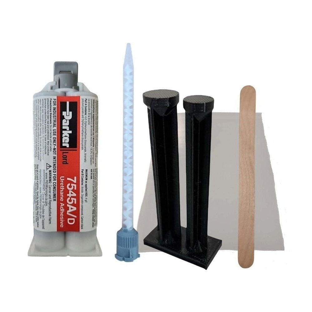 LORD 7545 Urethane Adhesive System - Thick Viscosity, Non-Sag with Configurable Set-Time & high strength for FRP, SMC, Plastics, primed metals, powder coating Lord