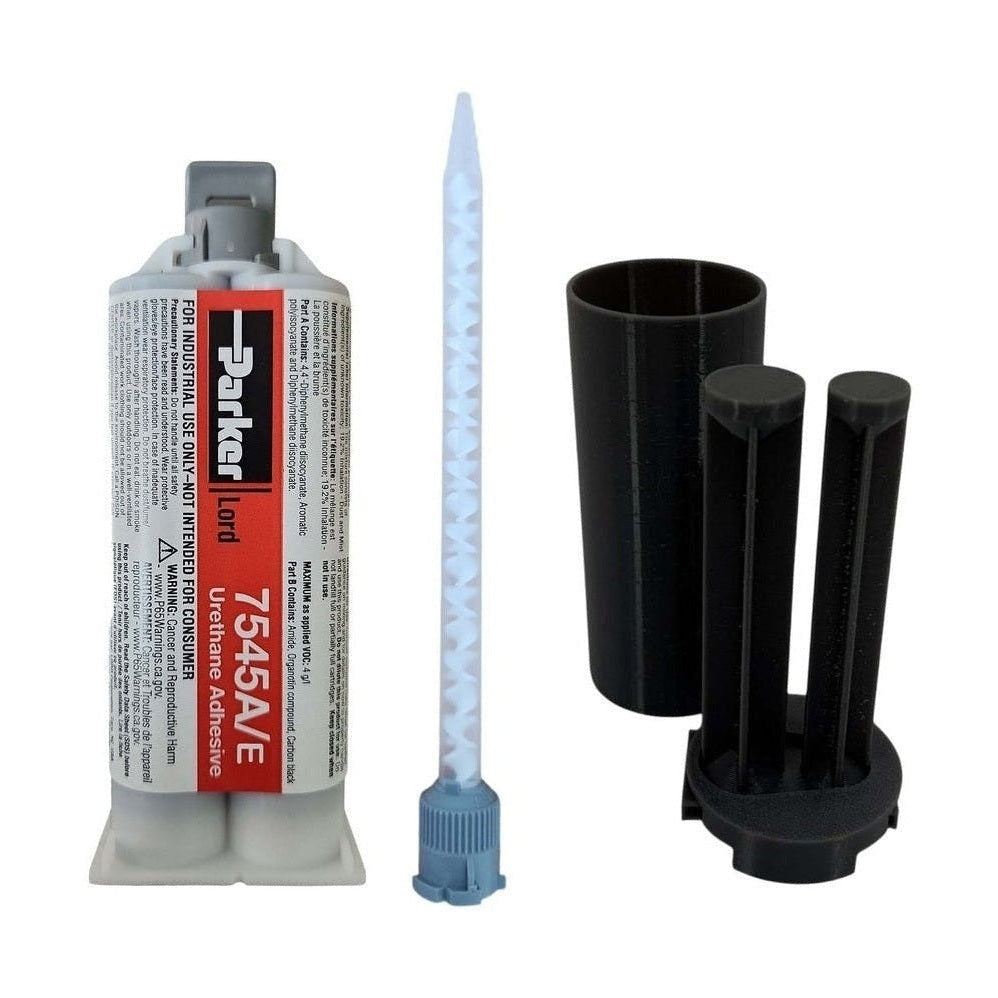LORD 7545 Urethane Adhesive System - Thick Viscosity, Non-Sag with Configurable Set-Time & high strength for FRP, SMC, Plastics, primed metals, powder coating Lord