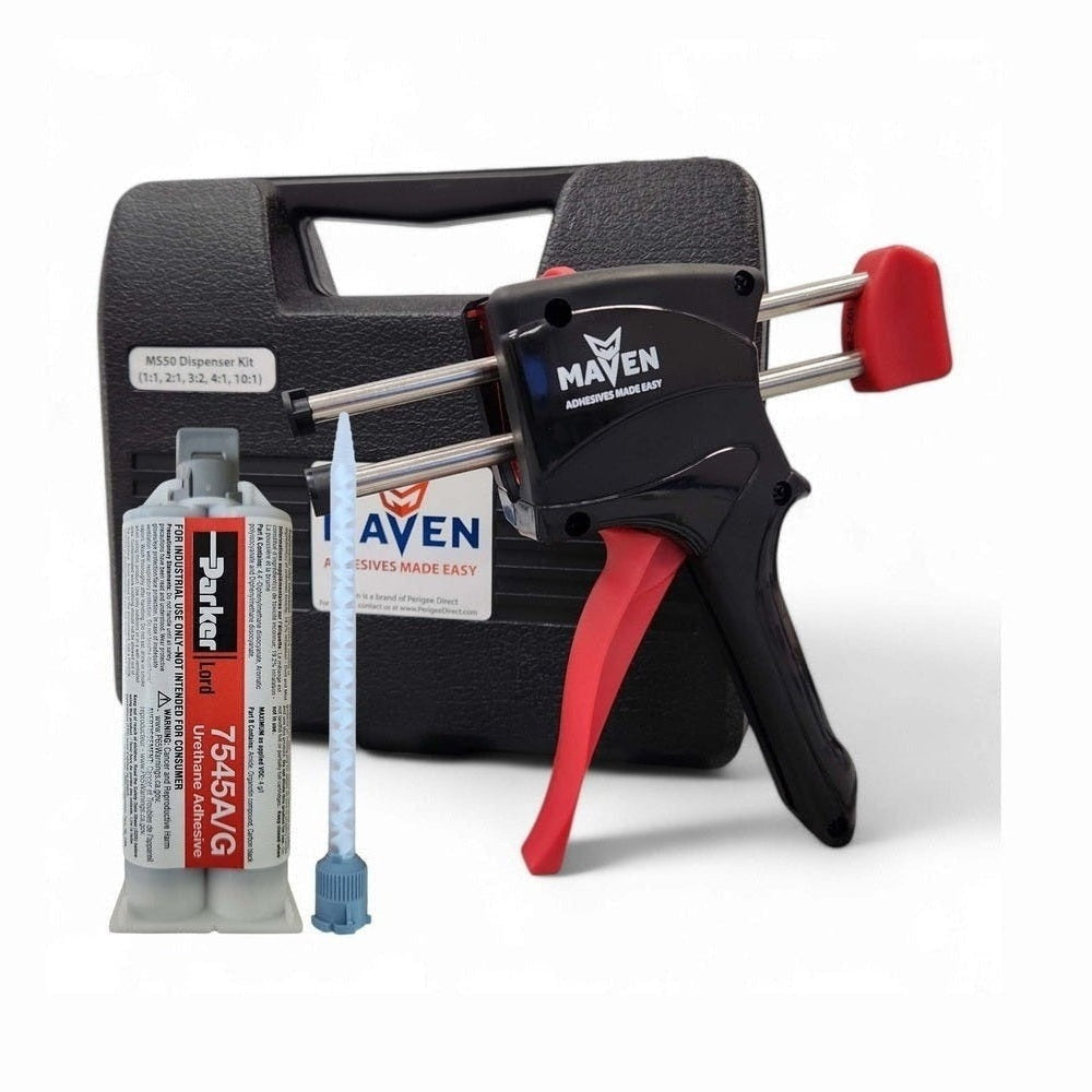 LORD 7545 Urethane Adhesive System - Thick Viscosity, Non-Sag with Configurable Set-Time & high strength for FRP, SMC, Plastics, primed metals, powder coating Lord