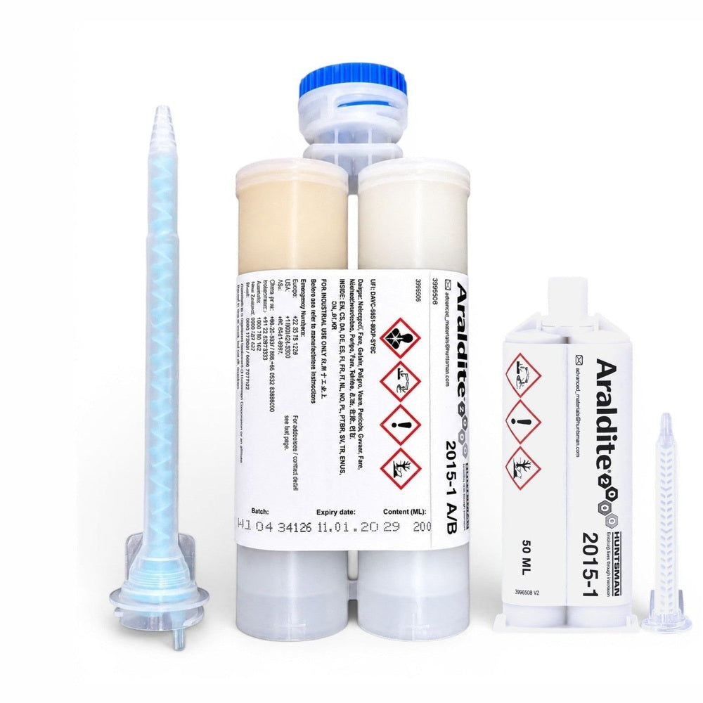 Huntsman Araldite 2015-1 Toughened Epoxy Gel for SMC & GRP fiberglass and bonding 2 different surfaces Araldite
