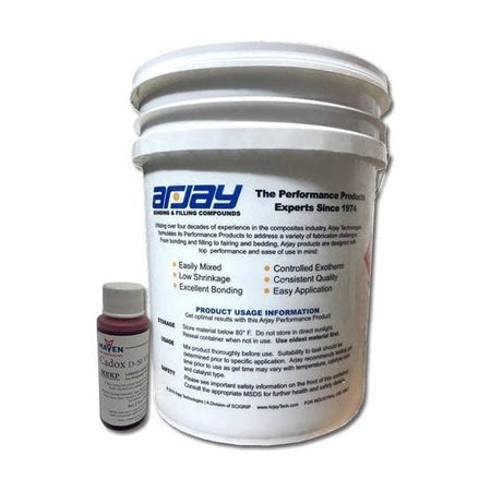 Arjay 4501-4502 J-Core Standard Viscosity Ultra-Light Hardtop and Small Part Sandwich-Style Bonding Compound for Manufacturing Boats & Ships, Navy Ships, Bulk Vessels, LPG/LNG Tanks, Power Boats, Recreationa Boats PerigeeDirect