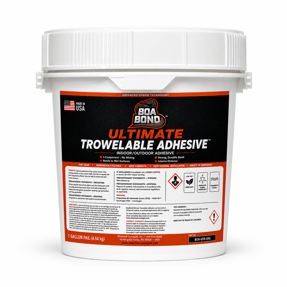 BoaBond Ultimate Trowelable Adhesive 1 gallon pail