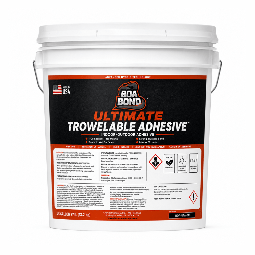 BoaBond Ultimate Trowelable Adhesive 3.5 gallon pail