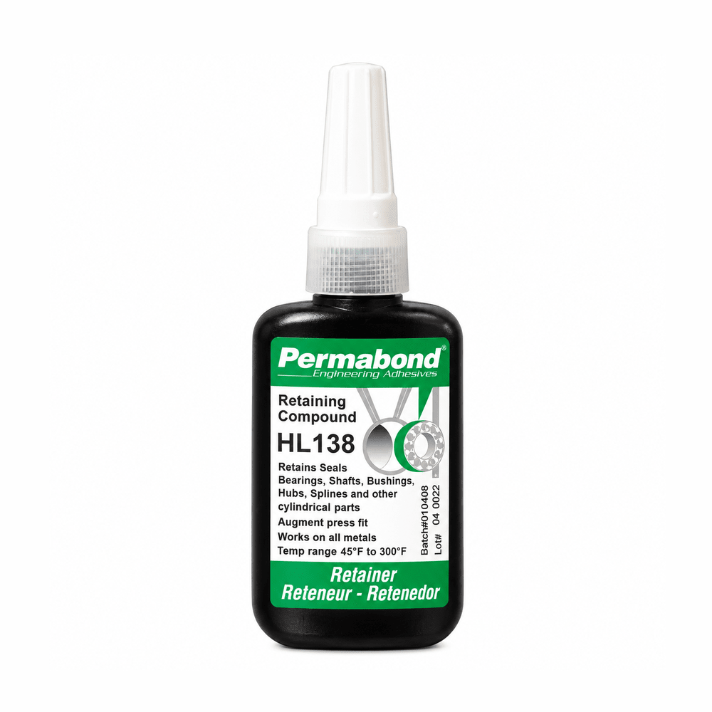 Permabond Anaerobic HL138 with high strength, low viscosity, general purpose, anaerobic retaining compound Permabond