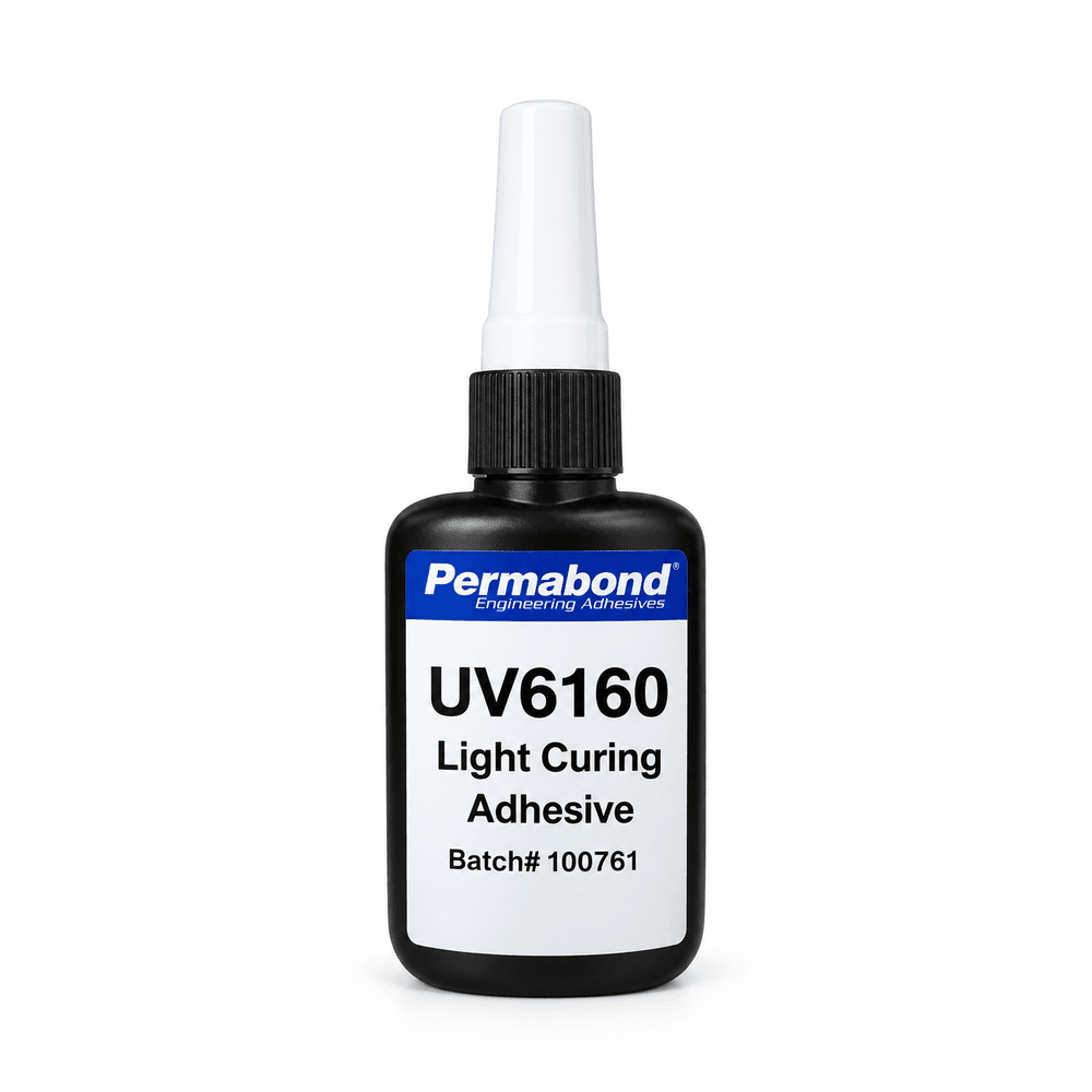Permabond UV6160 UV glue with High Optical Clarity, Very Clear, Transparent, thicker slow flow Permabond