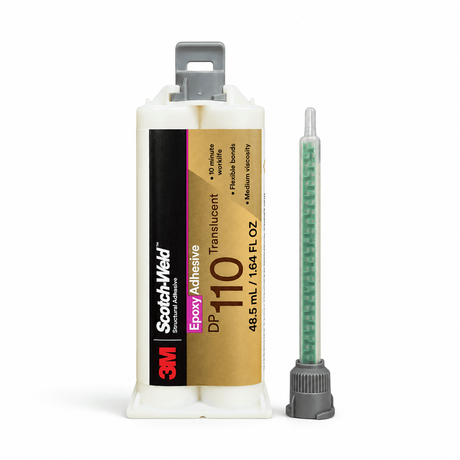 3M Scotch-Weld DP110 Flexible Temp Resistant 20-Minute Set Plastic & Metal Epoxy 3M Scotch-Weld