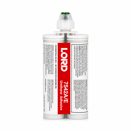 LORD 7542 Urethane Adhesive System - Thin Viscosity, Flowable with Configurable Set-Time & high strength for FRP, SMC, Plastics, primed metals, powder coating Lord