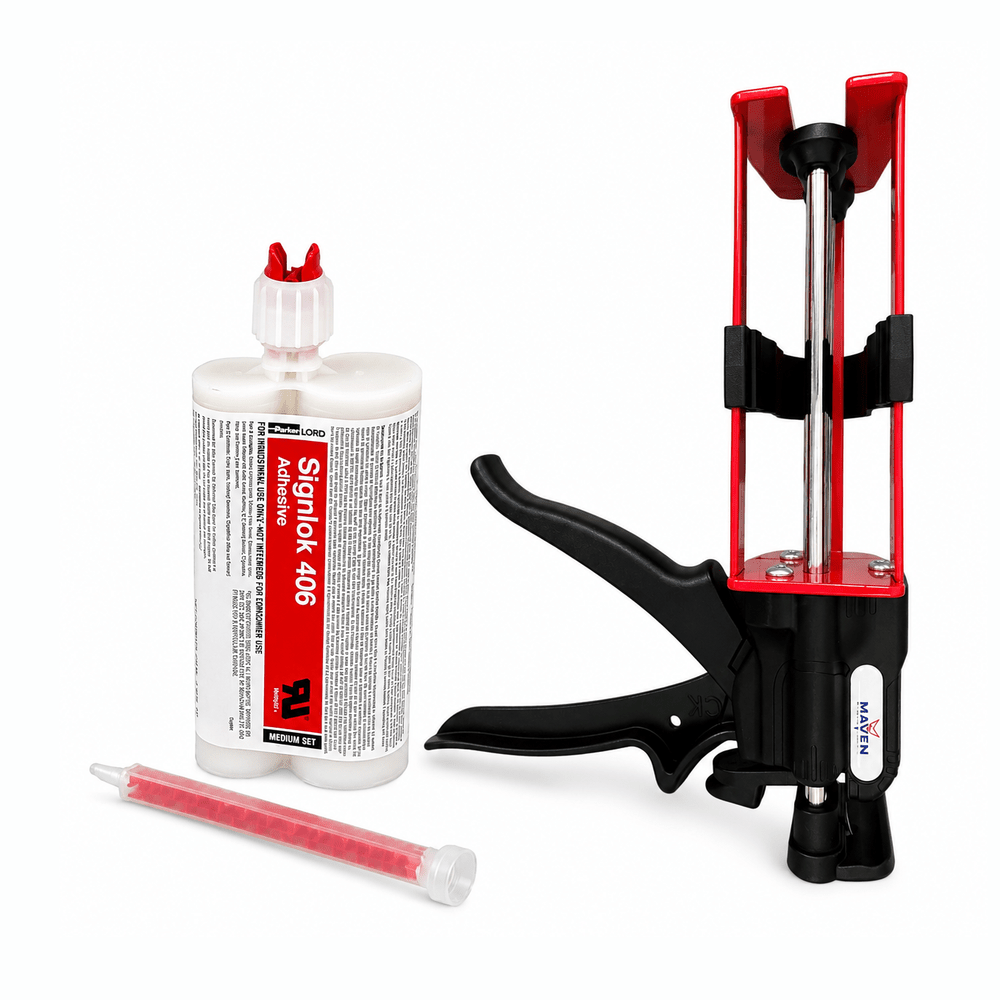 LORD Signlok 406 Fast Setting 6-10 minute Non-Sag Temperature Resistant MMA Adhesive Lord