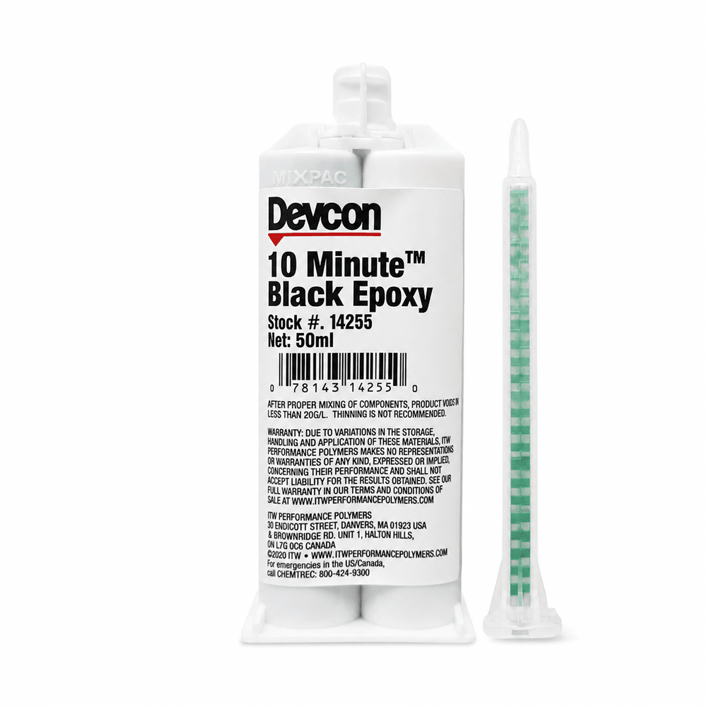Devcon 10-Minute Black Epoxy 14255 - Chemical Resistant Adhesive Devcon