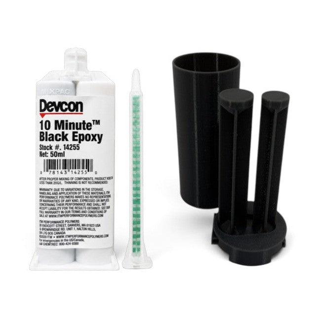 Devcon 10-Minute Black Epoxy 14255 - Chemical Resistant Adhesive Devcon