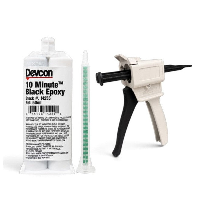 Devcon 10-Minute Black Epoxy 14255 - Chemical Resistant Adhesive Devcon
