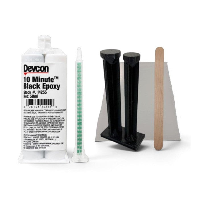 Devcon 10-Minute Black Epoxy 14255 - Chemical Resistant Adhesive Devcon