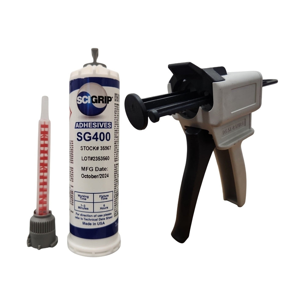 SciGrip SG400-LSE 50ml Polyolefin & Soft Plastics Bonder for Low Surface Energy materials MMA Methacrylate Adhesive 35967 SciGrip