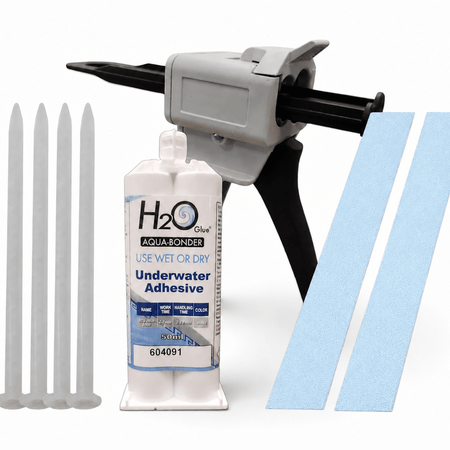 H2O Glue® Aqua-Bonder Underwater Adhesive & Pool Repair Kits For Underwater Stairs and Tread H2O Glue