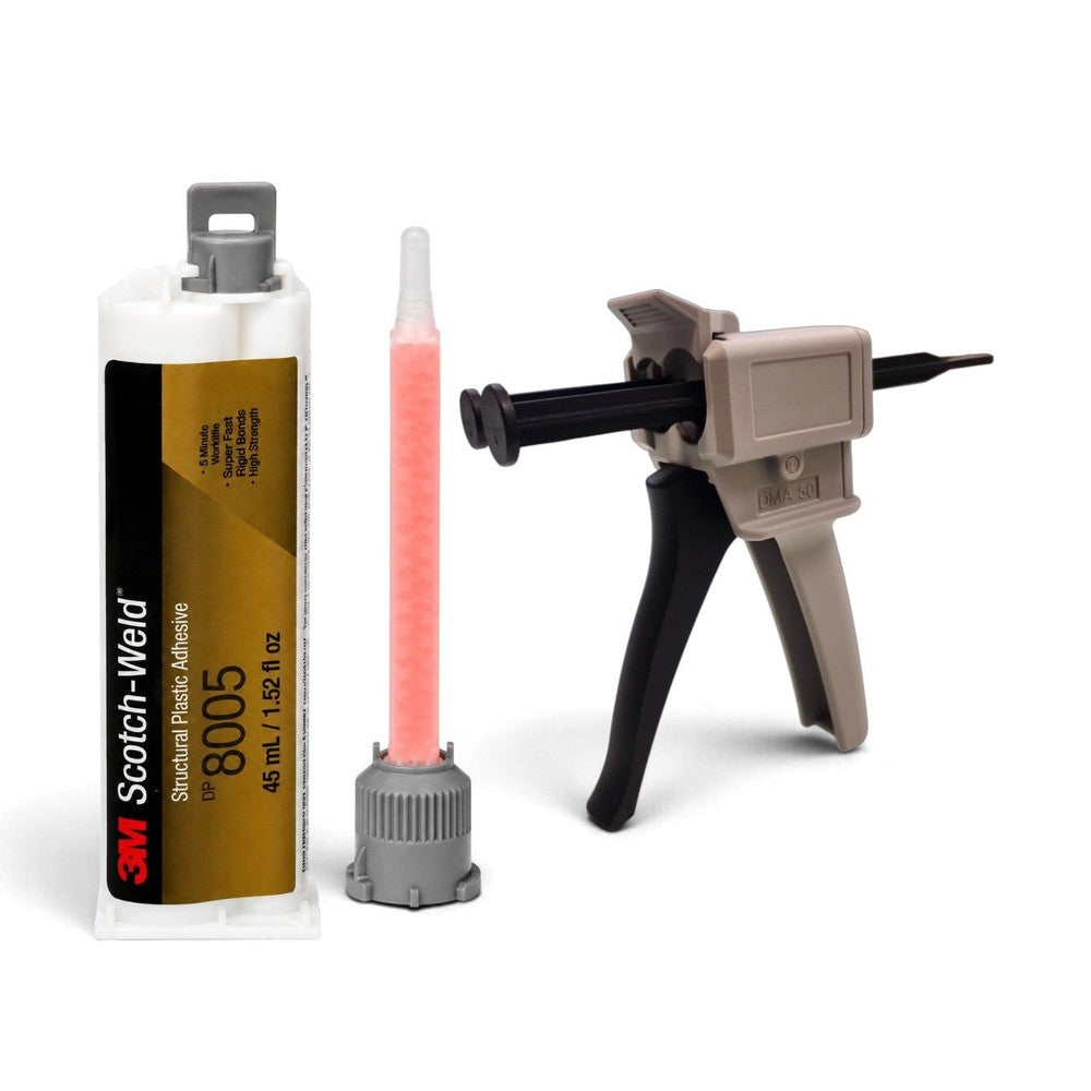 3M Scotch-Weld DP8005 Off-White Glue for Polyethylene PE, Polypropylene PP, and TPO Soft Rubbery Plastics PE, HDPE, LDPE, PP, PPCO, PPHO 3M Scotch-Weld