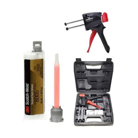 3M Scotch-Weld DP8005 Off-White Cartridge 10:01 Mix Ratio, Nylon Bonder Acrylics Adhesive PerigeeDirect