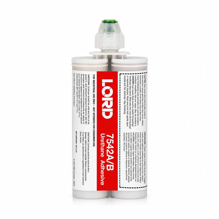 LORD 7542 Urethane Adhesive System - Thin Viscosity, Flowable with Configurable Set-Time & high strength for FRP, SMC, Plastics, primed metals, powder coating Lord