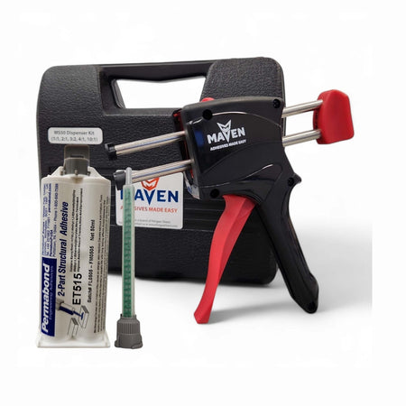 Permabond ET515 1:1-Ratio Medium Set 10 - 20 min Two-Part Epoxy Adhesive Cartridges and Accessories Permabond